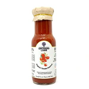Orchard Lane Organic Tomato Ketchup - Certified Organic | No Preservatives or Chemicals