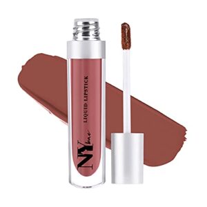 NY Bae Primer + Matte Confessions of a Lip-a-holic Liquid Lipstick -Snuggle secrets (4.5 gm) - Rich Color