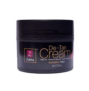 Zobha® De-Tan Cream For Men and Women - Tan Removal and Even Skin Tone - 200g