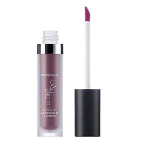 Faces Canada Ultime Pro Longstay Liquid Matte Lipstick Promising Pink 04 6ml (Pink)