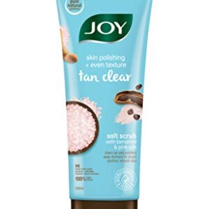 Joy Skin Polishing + Even Texture Tan Clear Salt Scrub| With Tamarind & Pink Salt |100% Vegan