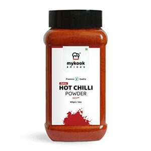Mykook Spices Hot Chilli Powder Pure And Natural Red Chili Powder Spice - Extra Hot From Dried Red Chillies For Heat And Flavour To Sauces