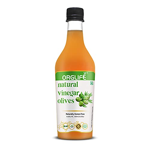 ORGLIFE Olive Vinegar 500 ml - Premium Filter (Jaitun Ka Sirka)