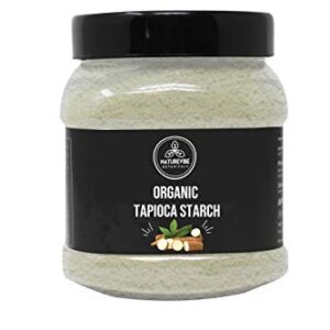 Naturevibe Botanicals Tapioca Starch Powder - 200gm | Cassava Starch [Packaging May Vary]