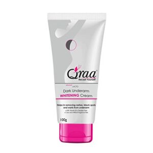 QRAA Advanced Lacto Dark Sensitive Underarm Whitening Cream For even toned underarms Paraben Free