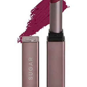 SUGAR Cosmetics Mettle Satin Lipstick - 09 Charlotte (True Blue Red)