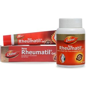 Dabur Rheumatil Tablets - 90 Count with Rheumatil Gel - 30 g