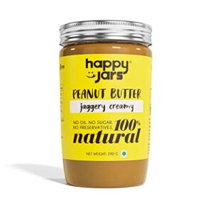 Happy Jars Jaggery Creamy Peanut Butter (290g)