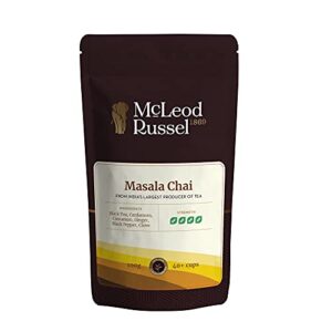 McLeod Russel 1869 - Masala Chai | 100g | Garden Fresh CTC Tea | Loose Leaf | 100% Natural Spices | Immunity-Booster | 40+ Cups