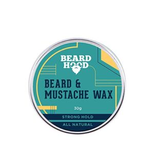 Beardhood All Natural Mustache And Beard Wax For Strong Hold