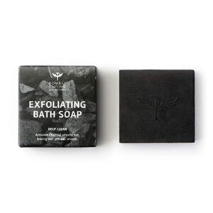 Bombay Shaving Company Charcoal Deep Cleansing Bath Soap with Coffee granules removing dirt and impuritities with Anti-Pollution Effect