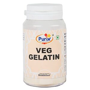 Purix Veg Gelatine Powder | Gelatine Powder for Vegetarian | Gluten Free | Unflavored Thickener