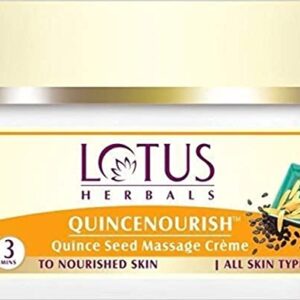 Lotus Herbals Quincenourish Quince Seed Nourishment Massage Cream