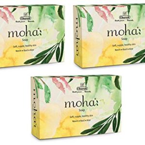 Moha Herbal Soap 100 Gram X 3 With Goodness Of Aloe Vera Gel