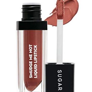 SUGAR Cosmetics - Smudge Me Not - Liquid Lipstick - 37 Hot Apricot (Peachy Nude) - 4.5 ml - Ultra Matte Liquid Lipstick