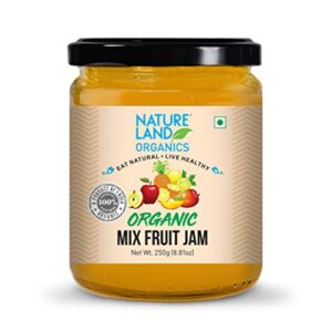 Natureland Organics Mix Fruit Jam 250 Gm - Healthy Organic Jams