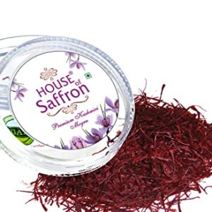 House of Saffron 1gram Pure Kashmir Mogra Kesar Premium Original Saffron for Pregnant Women
