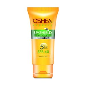 OSHEA Uvshield Mattifying Sun Block Cream Spf 40