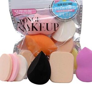 Kira Makeup 6 in 1 Cotton Pad Applicator Foundation Makeup Blender Powder Buff Sponge Cosmetic Puff Women's & Girls Cosmetic Makeup Beauty (Pack of 1)