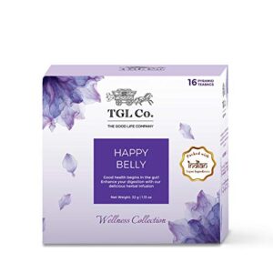 TGL Co. Happy Belly Herbal Tea Bags - 16 Tea Bags