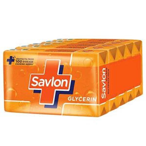 Savlon Moisturizing Glycerin soap bar with germ protection