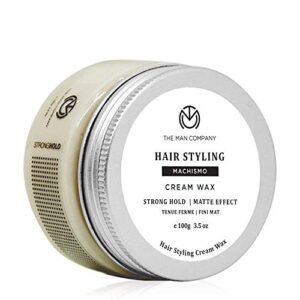 The Man Company Machismo Stronghold Hair Wax for Men| Stylish Matte Finish with Volume | Non Sticky - 100gm