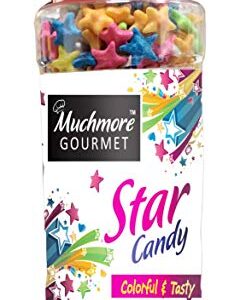 MUCHMORE GOURMET Cake Decoration|Star Candy|Sprinkles|Rainbow|Coloured Sugar Confectionery|Combo Pack of 2 (150 G x 2 )