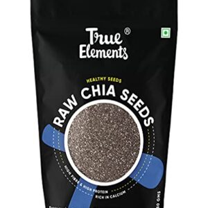 True Elements Chia Seeds 250g - Diet Food | Chia Seeds for Weight Loss | Raw Seeds for Eating