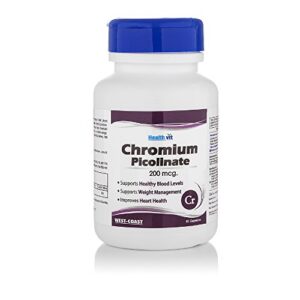 Healthvit Chromium Picolinate 200 mcg - 60 Capsules