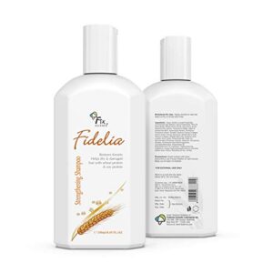 Fixderma Fidelia shampoo| Keratin based shampoo | Nourishes hair | Gives shine & strength to hair | Recovers hair damage| Provides elasticity | Effective shampoo | Paraben free | Sulphate free -250ml