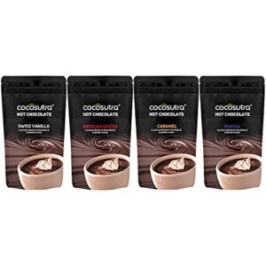 COCOSUTRA 4 in 1 Pack | Hot Chocolate 400gm Combo | Swiss Vanilla
