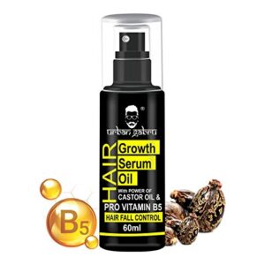 UrbanGabru Hair Growth Serum oil with Castor oil - Hair fall control oil for Men & Women