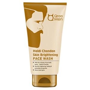 Qraa Haldi Chandan Skin Brightening/Lightening Face Wash For Oil/Acne/Pimple Control
