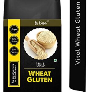 La Casa Premium Vital Wheat Gluten | 75% + Protein | Unbleached & Natural | 400g |