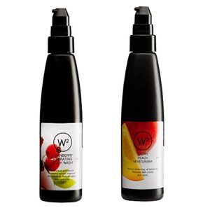 W2 Why wait Cranberry Hydrating Bodyspa 100 ML | W2 Why Wait Ivory Peach Moisturizer 100 ML | Deep Hydration for Dry Skin - Natural Skin Care