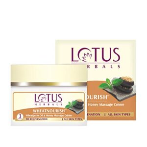Lotus Herbals Wheatnourish Wheatgerm Oil and Honey Nourishment Massage Cream