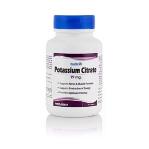 Healthvit Potassium Citrate 99 mg - 60 Capsules