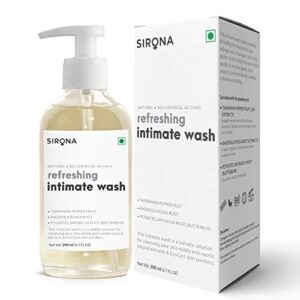 Sirona Natural Intimate Wash for Men & Women - 200 ml with 5 Magical Herbs