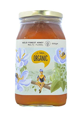 I Say Organic | 100% Natural and Unprocessed Raw Wild Forest Honey (Multi Flower - Pack of 1 (500gm))
