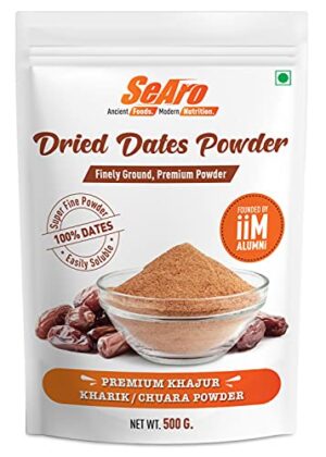 SeAro Dry Dates Powder. 100% Natural