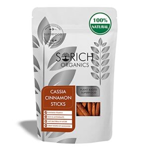 Sorich Organics Cassia Cinnamon Sticks for Better Digestion