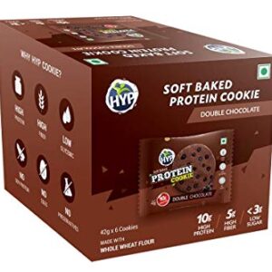 Hyp Protein Cookies - Double Chocolate (Pack Of 6)
