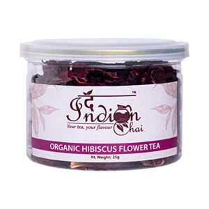 The Indian Chai - Organic Hibiscus Flower Tea for Blood Sugar and Cholesterol