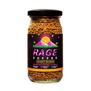 Rage Coffee 50 GMS Sparky Orange Flavoured Coffee - 100% Premium Arabica Instant Coffee