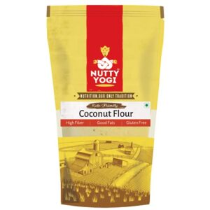 Nutty Yogi Gluten Free Coconut Flour 500 gm | Atta Grain Free