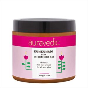 AURAVEDIC Kumkumadi Skin Brightening Gel With Kumkumadi Face Oil For Glowing Skin- Kumkumadi Gel For Pigmentation