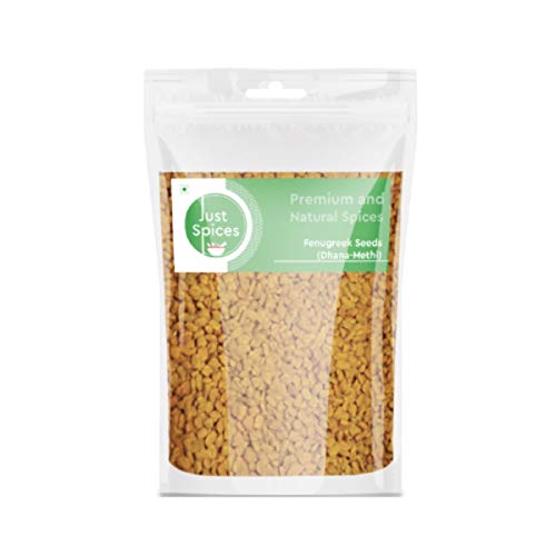 Just Spices Premium Fenugreek Seeds 500gm (Dana Methi) 100% Pure and Natural