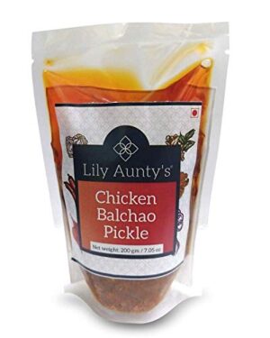 Lily Aunty's Chicken Balchao Gourmet Pickle (Boneless) 200 GMS