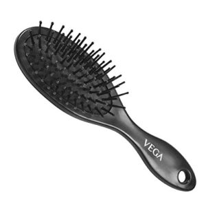Vega Cushioned and Steel Pin with Black Colored Body and Brush Head