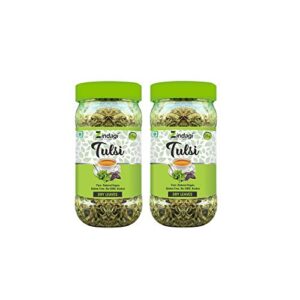 Zindagi Tulsi Dry Leaves For Tea - Popular As Ayurvedic Supplement (35 Gm Each)